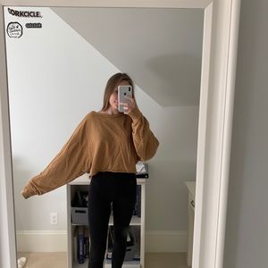 urban outfitters cropped sweatshirt